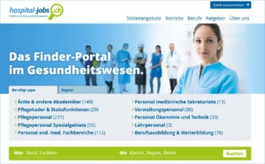 hospital-jobs.ch: stellen im Gesundheitswesen, Pflege